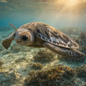 Moth + Sea turtle